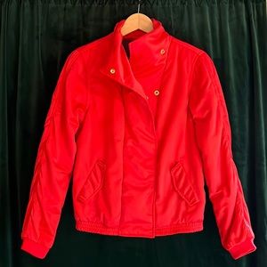 Scotch and Soda hot pink bomber jacket, size small